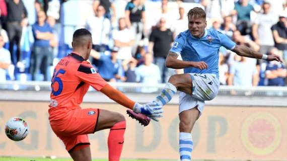 Atalanta - Lazio, le statistiche del match: Immobile l'uomo delle ripartenze