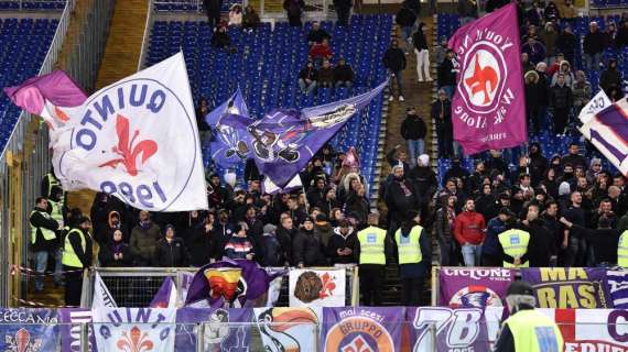 Lazio - Fiorentina, previsti quasi mille tifosi viola