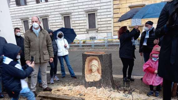 Compleanno Lazio | La Fondazione e l'omaggio a Luigi Bigiarelli in Piazza della Libertà - FT&VD