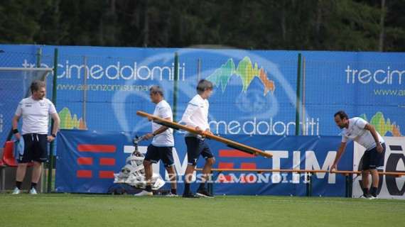 FORMELLO - Seduta mattutina: Inzaghi riprende le prove di difesa a 3 