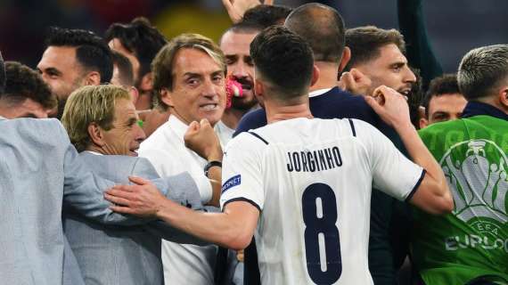 Uefa, Mancini e Jorginho tra i nominati per i premi stagionali - FOTO