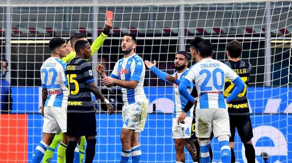 Giudice Sportivo, per Insigne multa e un turno di stop. Stangata per Barak
