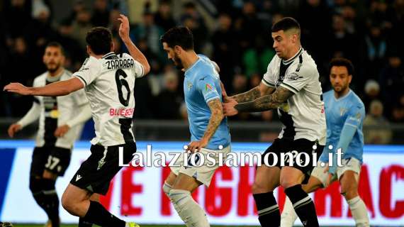 IL TABELLINO di Lazio - Udinese 1-2