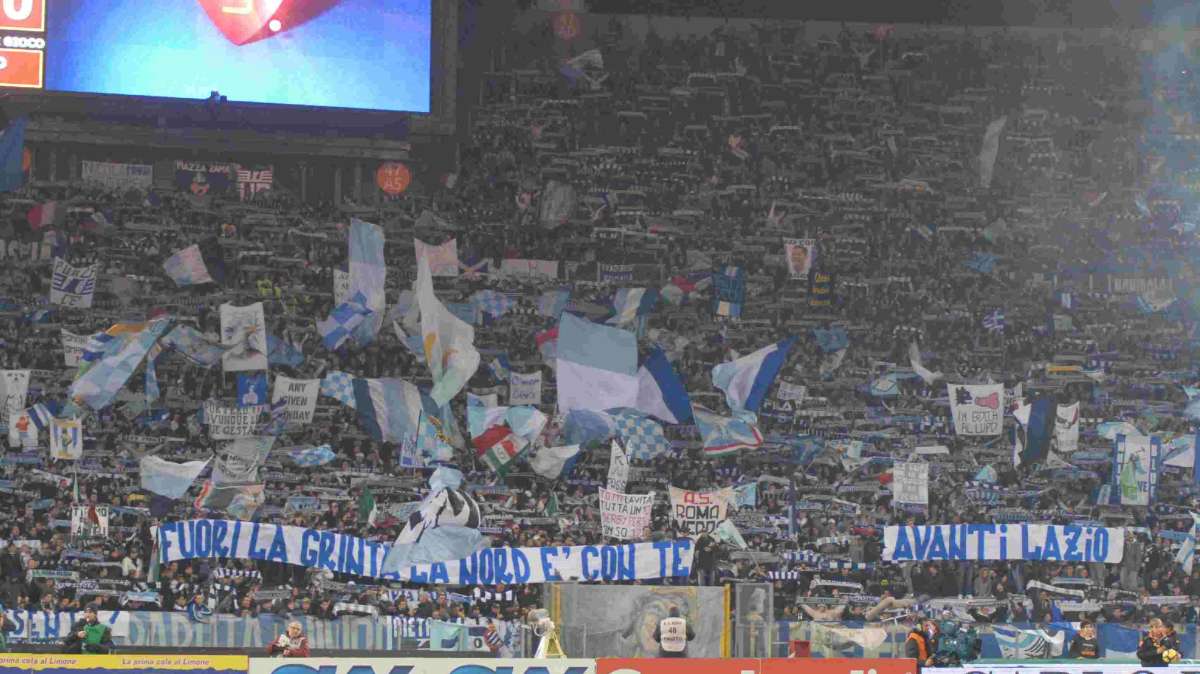 Curva Nord, sabato sit-in per amore della Lazio...