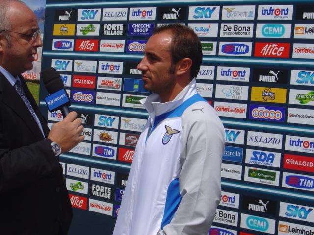 Brocchi:"La Lazio deve puntare in alto. Differenze con Rossi? Ora ci alleniamo più con il pallone"