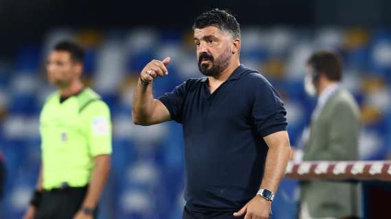 Napoli, Gattuso: "Il Barcellona? Mancano 12-13 giorni, prima c'è la Lazio"