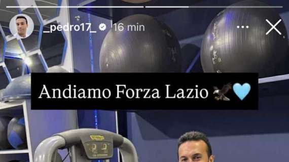 Pedro, visite mediche ed entusiasmo: "Andiamo Forza Lazio!" - FOTO