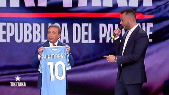Chiambretti: "Lazio? Se ne parla poco, ma è sempre in alto"