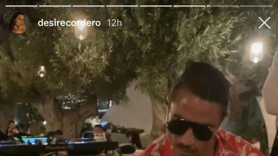 Lazio, Correa e Desirée a cena da Salt Bae a Mykonos - FOTO