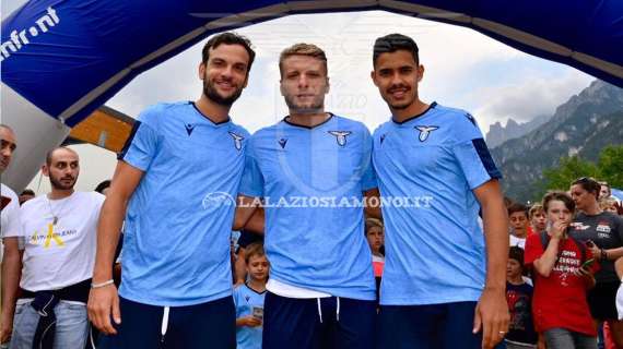 RITIRO LAZIO, GIORNO 8 - Che lotta Parolo-Immobile al Lazio Style Village!