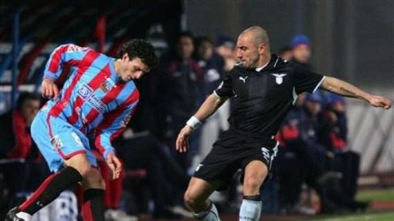 29°giornata. Catania-Lazio 1-0: Una sconfitta che allontana l'Europa