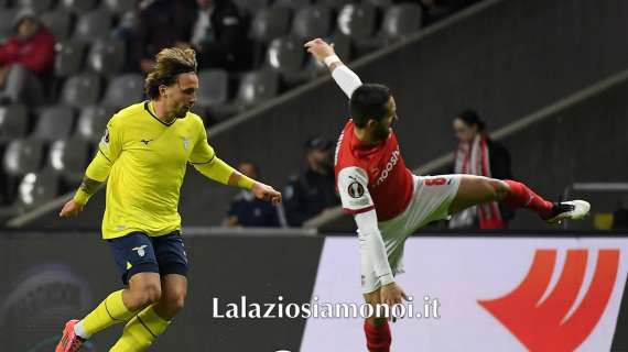 IL TABELLINO di Braga - Lazio 1-0