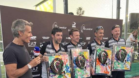 Padel, si chiude il torneo al Forte Village: Tare e due ex Lazio campioni - FOTO