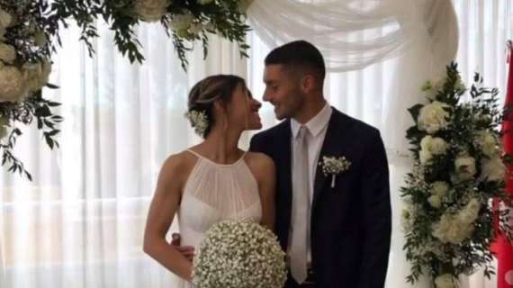 Palombi, matrimonio per l'attaccante di proprietà della Lazio - FOTO