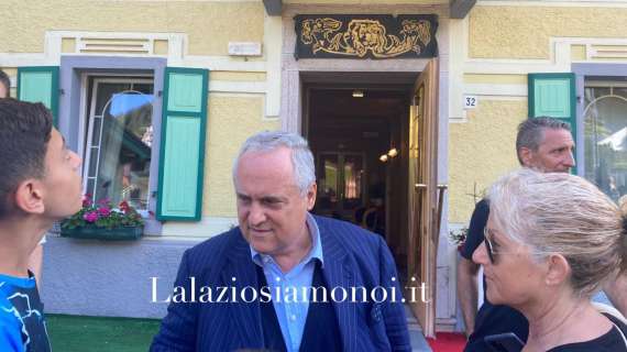 Lazio, Lotito rassicura un tifoso su Immobile: le parole 