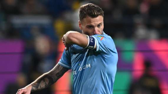 Lazio, Sarri su Immobile: "Ha preso un colpo, nel secondo tempo..."