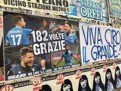 Lazio, Immobile nel cuore di tutti: i tifosi lo omaggiano con degli striscioni
