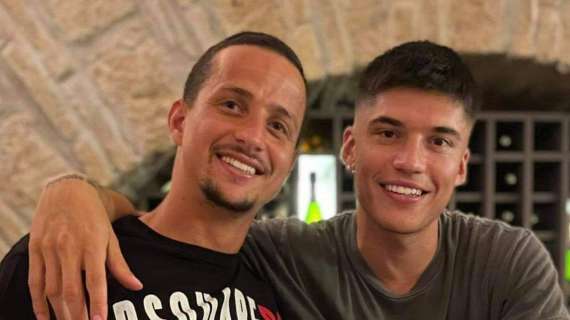 Lazio, Luiz Felipe riaccoglie Correa: "Mi sei mancato, fratello" - FOTO