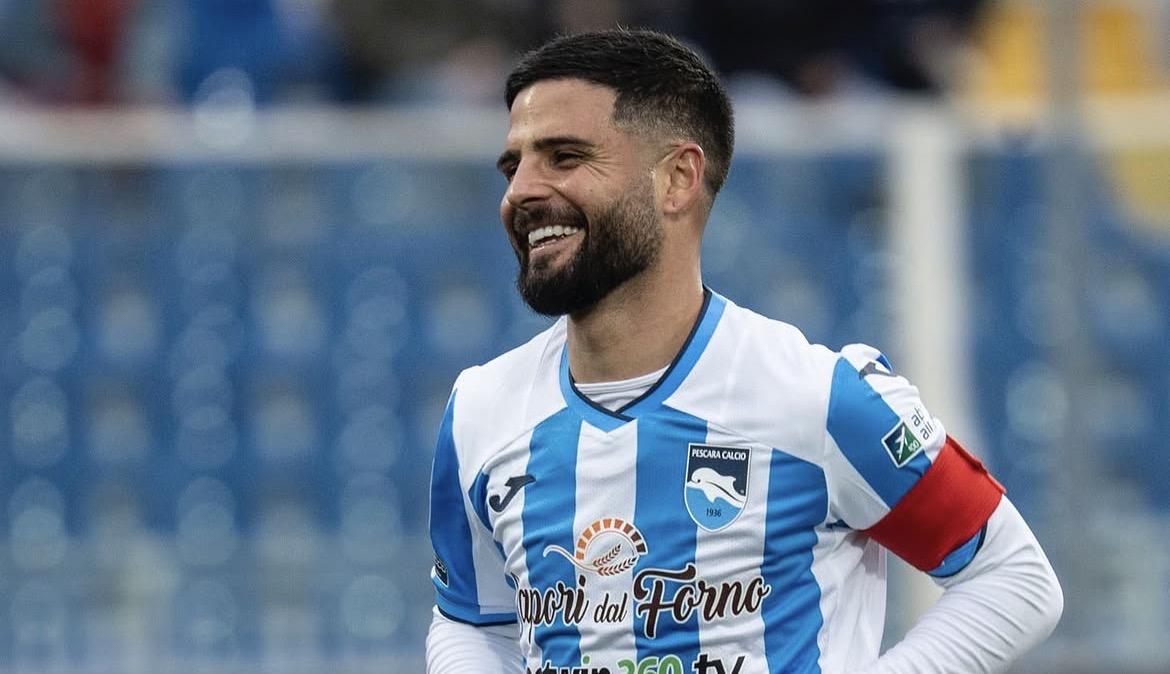 Insigne si riprende il Pescara: torna al gol con la fascia di capitano
