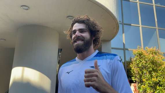 Opelka è arrivato all'Olimpico: "Forza Lazio!" - VIDEO
