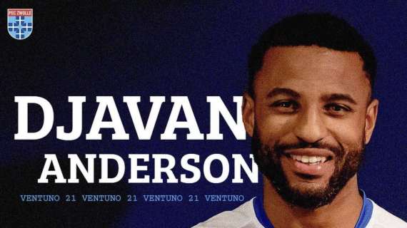UFFICIALE - Calciomercato Lazio, Djavan Anderson in prestito al Zwolle: il comunicato