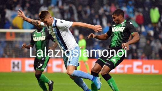Sassuolo - Lazio, i numeri del match: Milinkovic primo in diverse statistiche