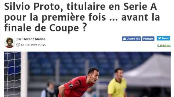 Lazio, l'esordio di Proto visto dalla stampa belga - FOTO