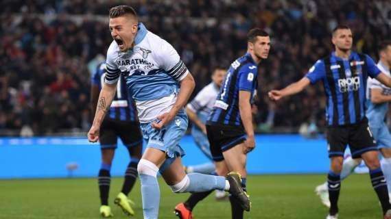 Lazio, 31 volte Milinkovic: ieri il primo gol su punizione in Serie A