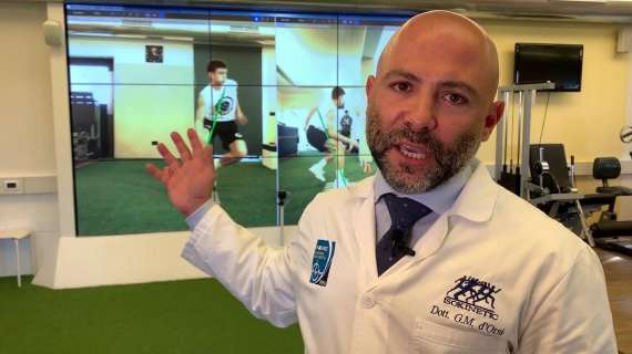 Lazio, D'Orsi (dir. Isokinetic): "Questi test sono utili a prevenire gli infortuni"