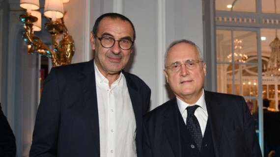 Lazio, Lotito sicuro sul rinnovo di Sarri: "Tempo al tempo..."