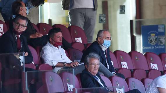 Lazio, Lotito assiste in tribuna alla sfida della Salernitana