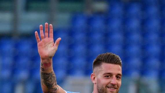 Lazio, Milinkovic esulta: "Avanti insieme, bello vedervi allo stadio" - FOTO