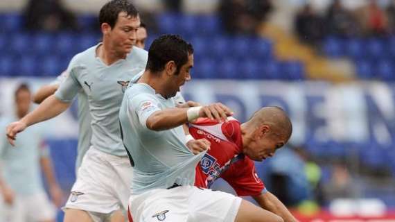 IL TABELLINO di Lazio-Catania-1-1: terzo pareggio della stagione per 1-1