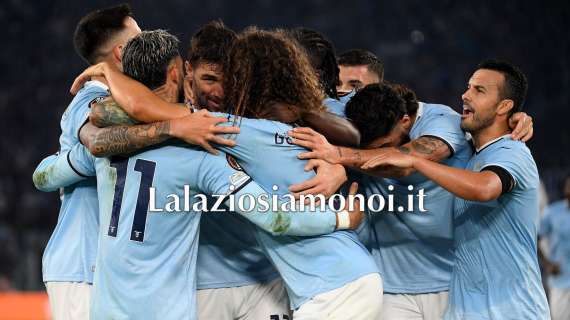 Lazio - Porto, i giocatori esultano sulle note di "Lazio is on fire" - VIDEO