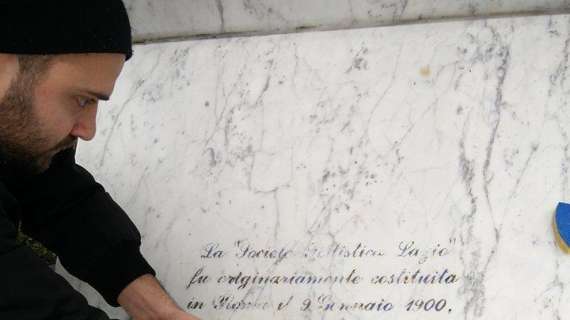 118 anni, grazie al Lazio Club Bruxelles torna a splendere la stele di Bigiarelli - FOTO