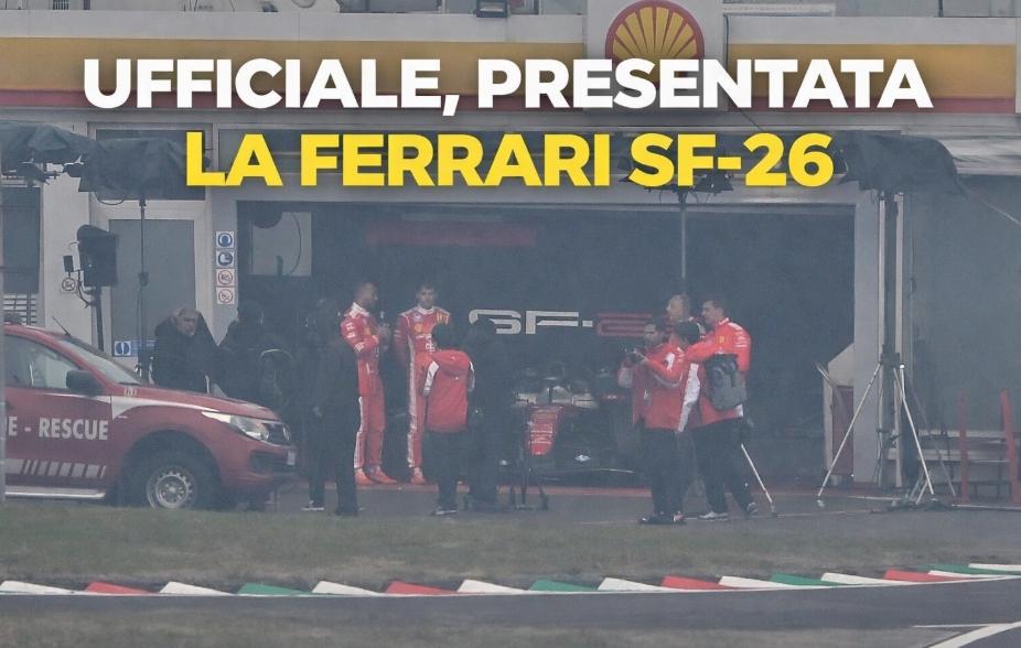 UFFICIALE, Formula 1: la Ferrari SF-26 è in pista! Ecco le novità