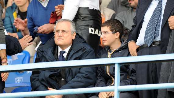 Lotito a Salerno con la famiglia, niente Parma-Lazio: "Ho due figli..."