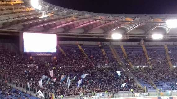 Lazio - Bologna, la protesta della Curva Nord contro i torti arbitrali continua all'Olimpico - FOTO&VIDEO