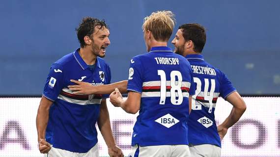 Sampdoria, tutti negativi i tamponi pre Lazio: il comunicato