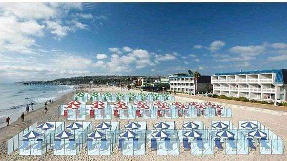 Coronavirus / Plexiglass al mare, l'ideatore: "Già tante richieste dall'estero". Da Rimini però...