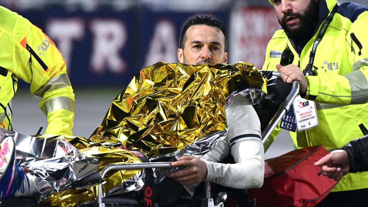 Bologna - Lazio, Pedro lascia il campo in lacrime: il trasferimento in ospedale