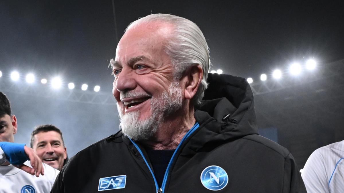 Napoli, De Laurentiis: "Conte ct dell'Italia? Se me lo chiede, posso liberarlo"