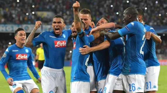 Champions League, il Napoli si qualifica alla fase a gironi: Callejon e Insigne stendono il Nizza