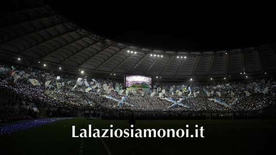 Lazio, Dazn e la coreografia per i 125 anni: le immagini mozzafiato - VIDEO