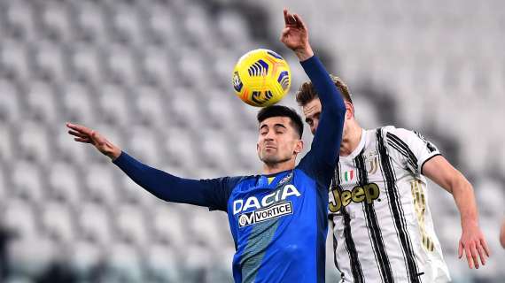 Udinese, Pussetto: "Loro giocheranno al top, per vincere dovremo alzare l'asticella"
