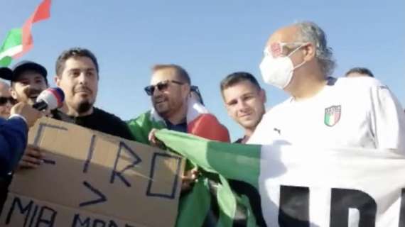 Italia - Belgio, dedica speciale dei tifosi per Immobile: "Sei meglio della mia morosa" - VIDEO