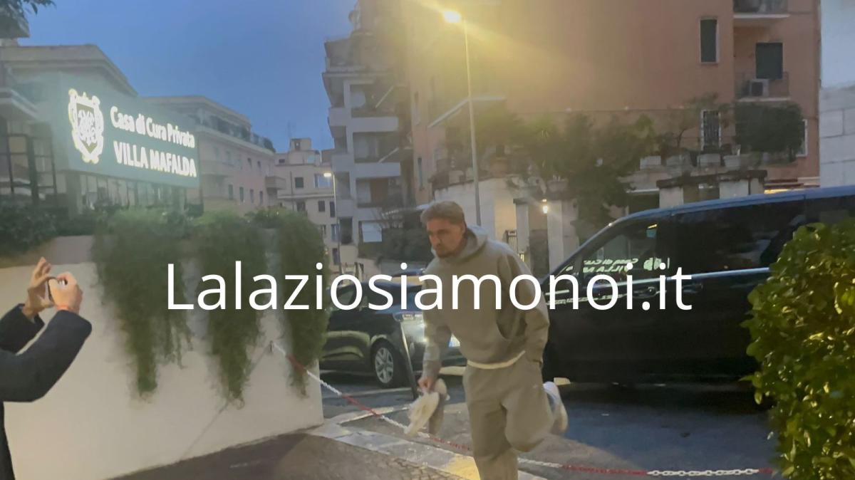 Lazio, terminate le visite mediche di Taylor a Villa Mafalda - VIDEO&FOTO