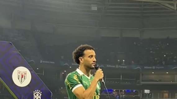 Felipe Anderson, accoglienza da star al Palmeiras! E i tifosi gli danno la 9 - VIDEO