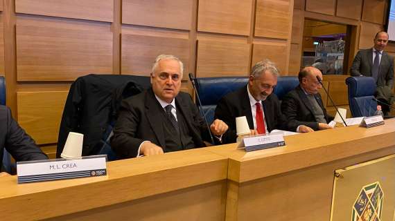 Lazio, Lotito contro la pirateria: l'intervento agli Stati Generali
