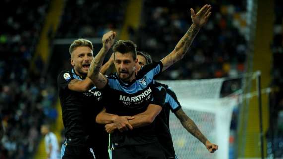Il TABELLINO di Udinese - Lazio 1-2